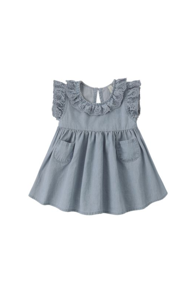 Quincy Mae Sophie Dress - Chambray