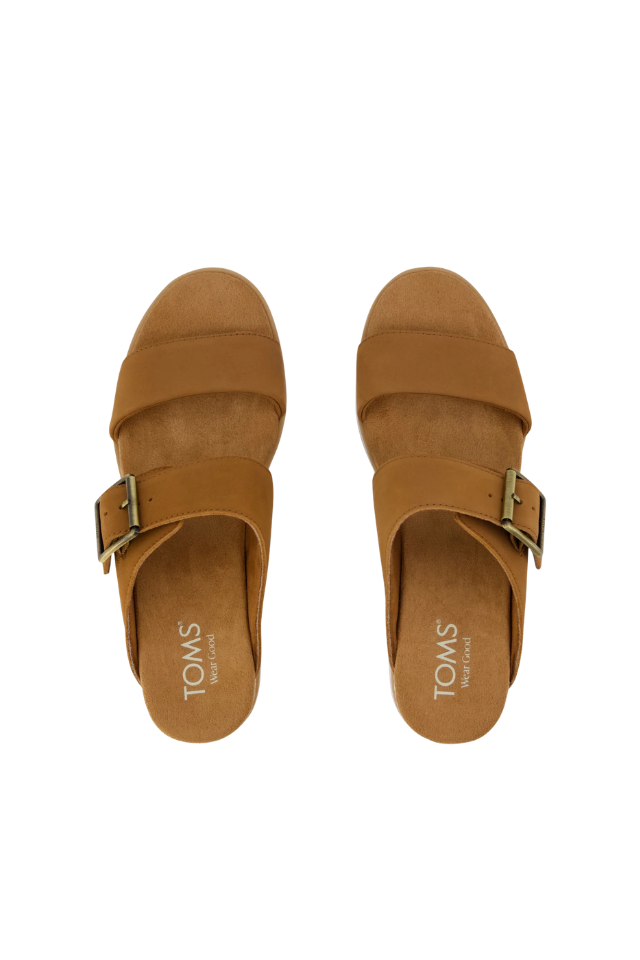 TOMS Diana Mule Buckle - Medium Brown