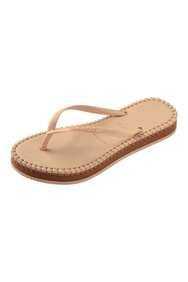 Havaianas Slim Flatform Loop - Golden/Golden