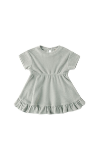 Quincy Mae Terry Dress - Sage