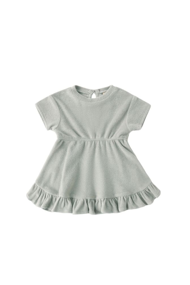 Quincy Mae Terry Dress - Sage