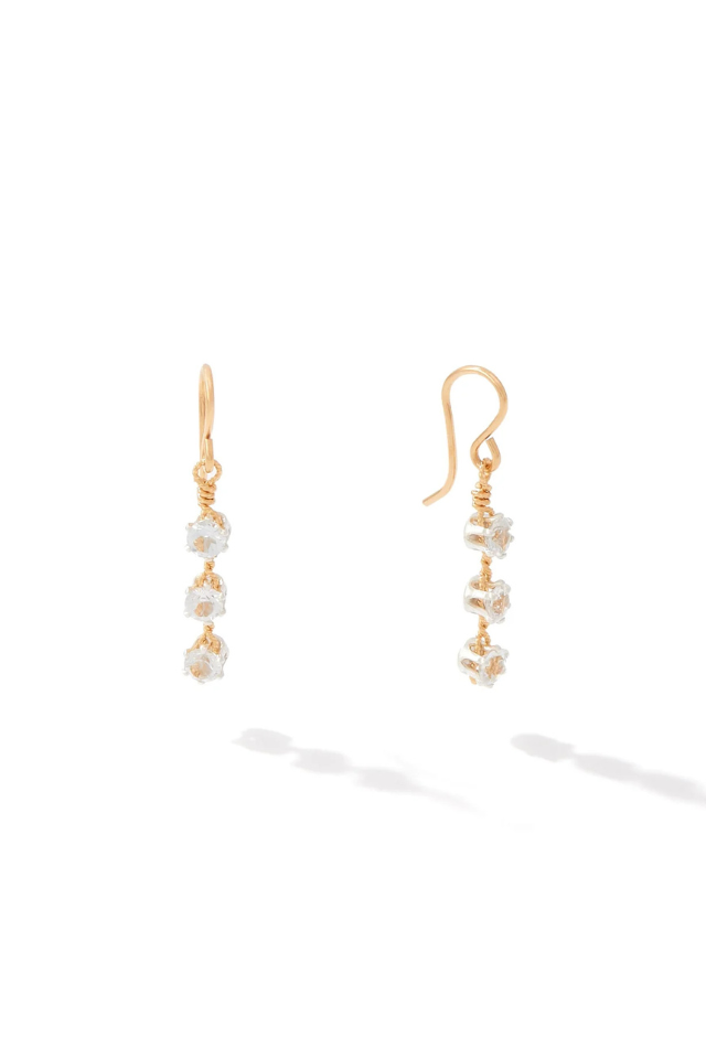Ronaldo You Are My Sunshine Earring 3 Stones - Gold