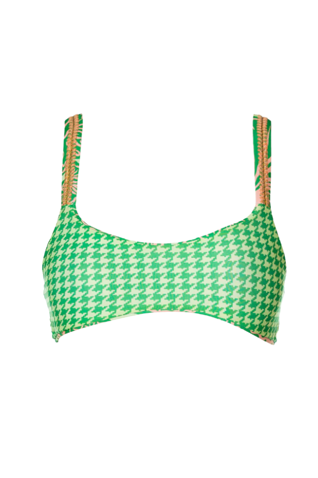 Maaji Soft Coral Nalai Top - Bright Green