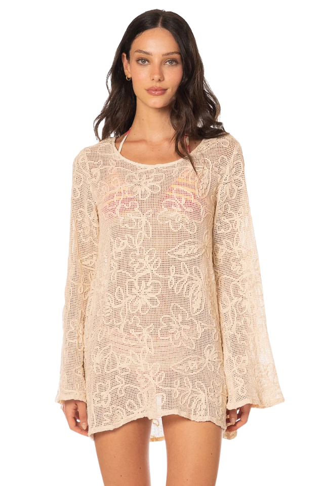 Maaji Delicate Heart Flavia Dress - Light Beige