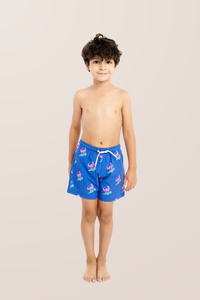 Bermies Classic Lined Swim Trunk - JURASSIC