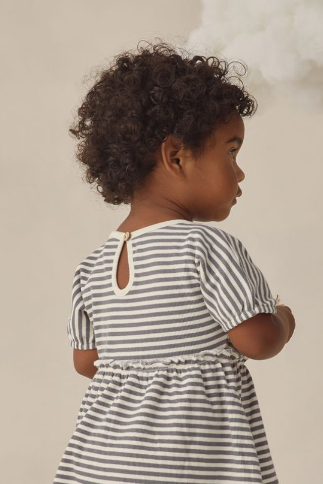 Quincy Mae Annie Dress - Ocean Stripe