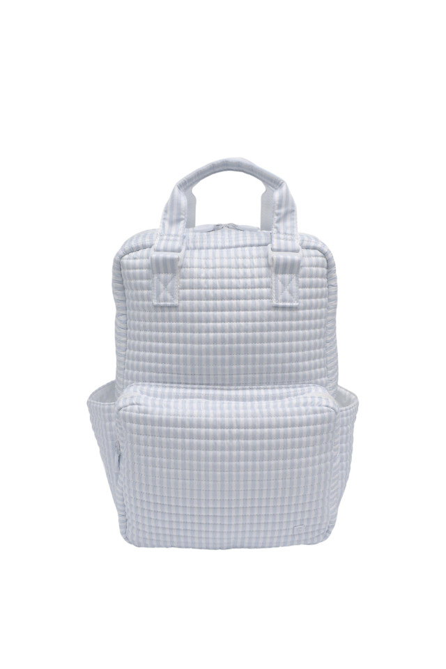 TRVL Design Quilted All You Need Bag - Pimlico Stripe Blue