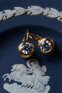 HART Bezel Drop Earrings