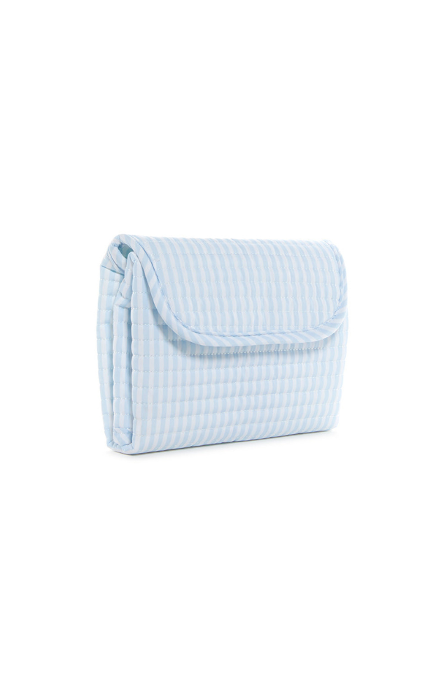 TRVL Design Quilted Changing Mat - Pimlico Stripe Blue
