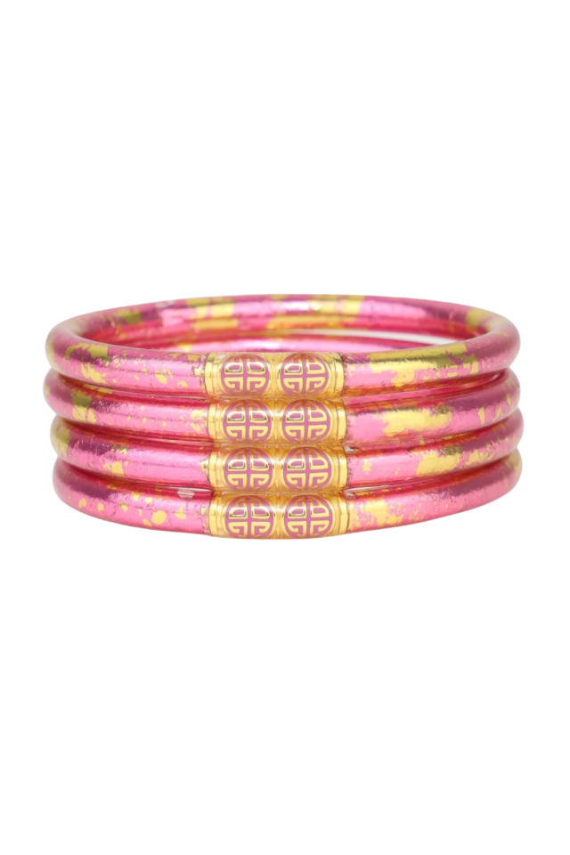 Budha Girl KOI Rose All Weather Bangles AWB - Set of 4