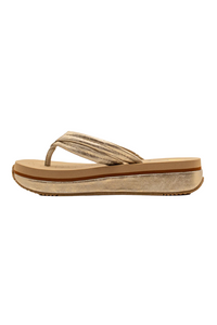Volatile Stargazer Metallic Strap Sandal - Gold