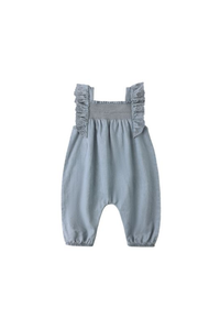 Quincy Mae Nova Romper - Chambray