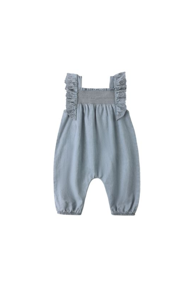 Quincy Mae Nova Romper - Chambray