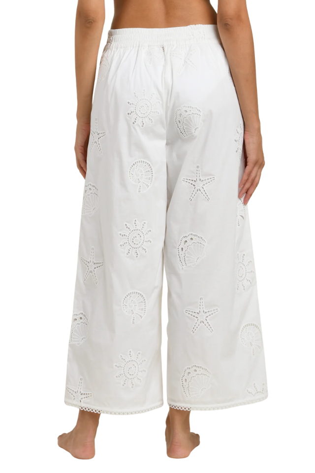 La Blanca Bayside Wide Leg Pant - White