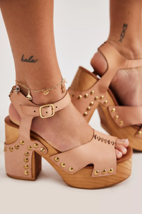 Free People Cecily Clog - Vachetta