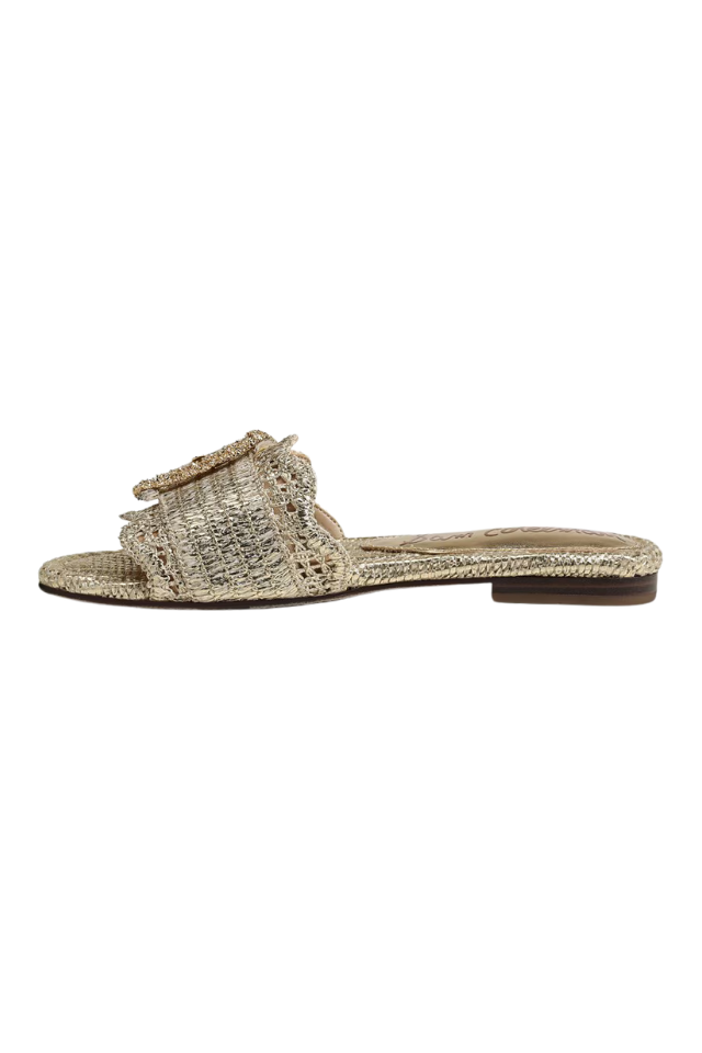 Sam Edelman Bambi - Amber Gold Raffia