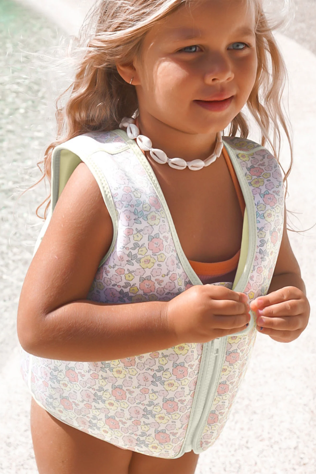 Sunnylife Kids Swim Vest - Into the Garden Ditsy Floral