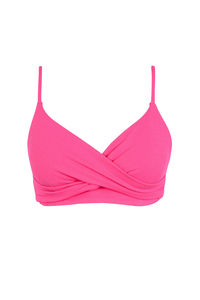 Sunsets Lyla Bralette - Posey Pink Crepe