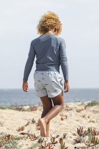 Rylee + Cru Swim Trunks - Sharks