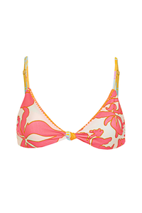 Maaji Hawaiian Floral Sahara Top - Orange