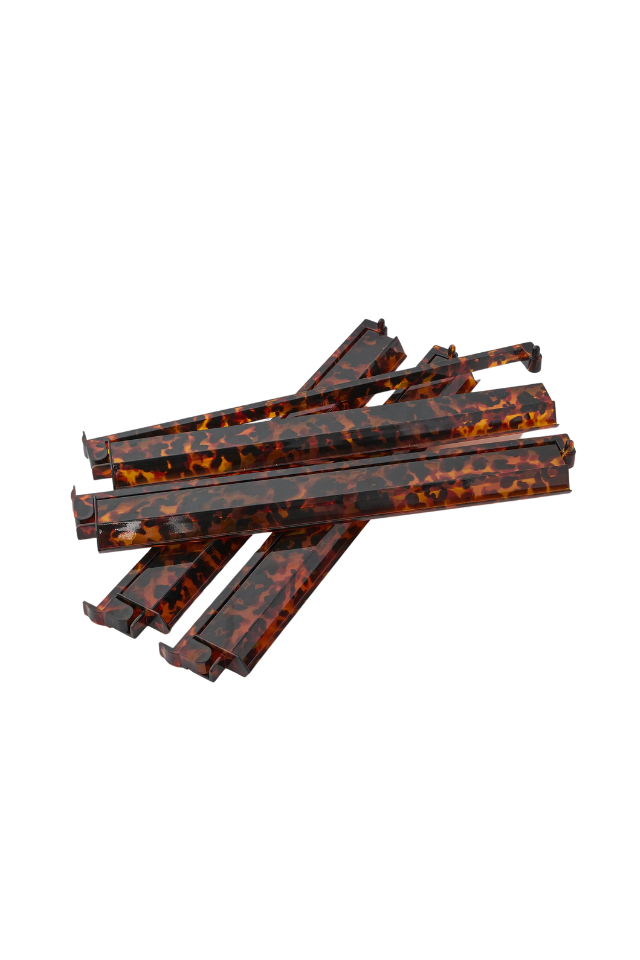 Oh My Mahjong Acrylic Rack & Pusher Set - Tortoise Shell