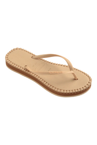 Havaianas Slim Flatform Loop - Golden/Golden