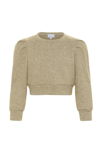 Pleat Peyton Sweater - Oat