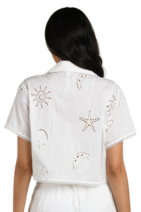 La Blanca Bayside Short Sleeve Button Up Shirt - White