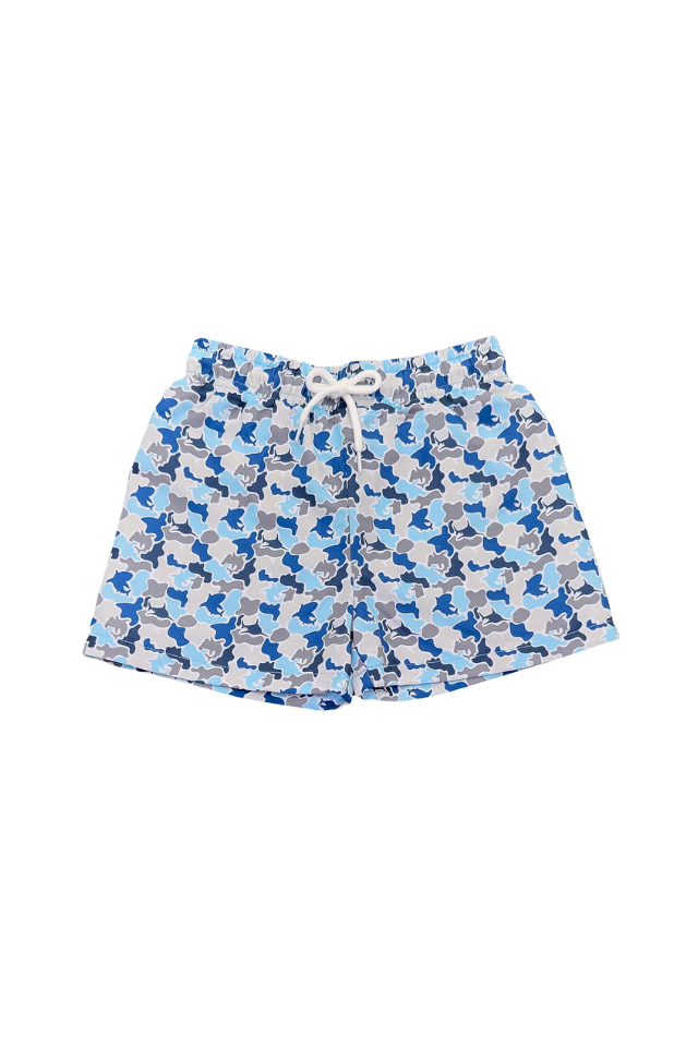 SWB Saint Simons Swim Trunk - Blue Camo