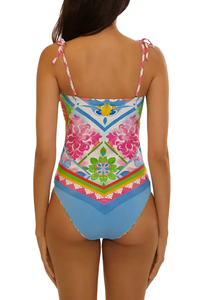 Becca Mijas Tankini Top - Multi