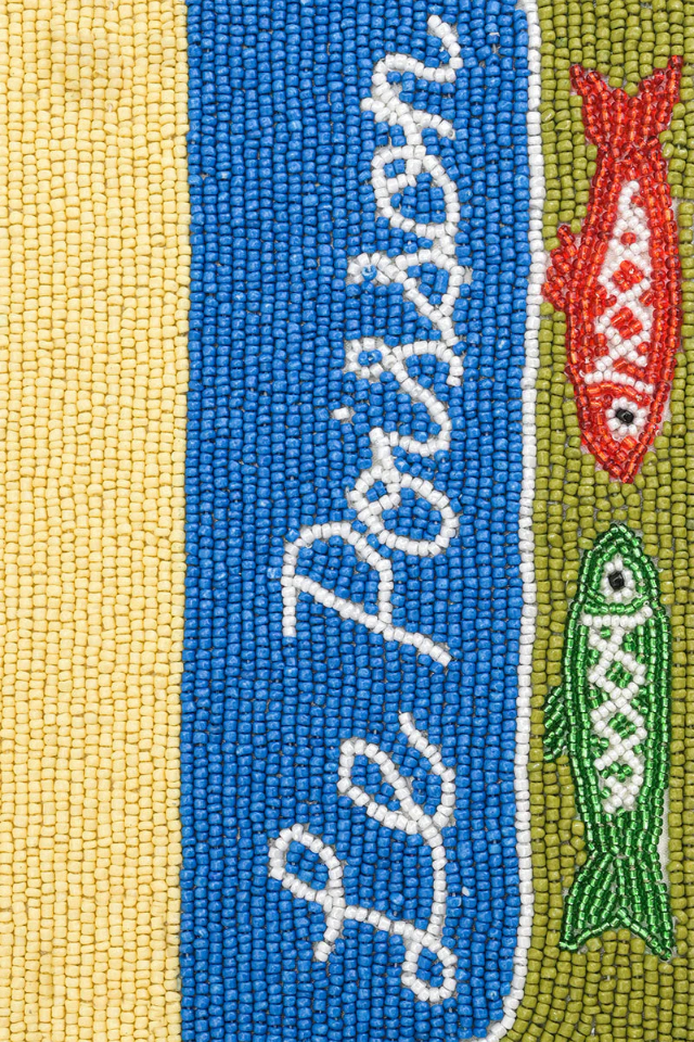 A&B Beaded Shoulder Bag - Fish Tales