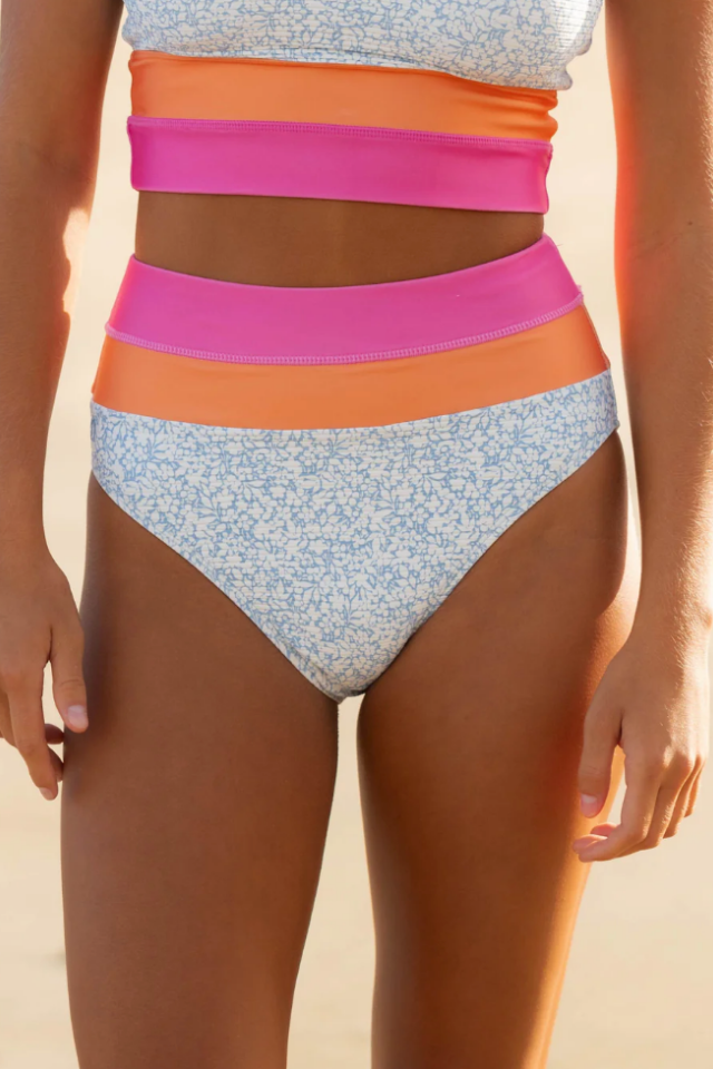 Nani Color Block High Leg Bottom - Ostler