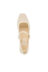 Dolce Vita Reyes Ballet Flats - White Woven