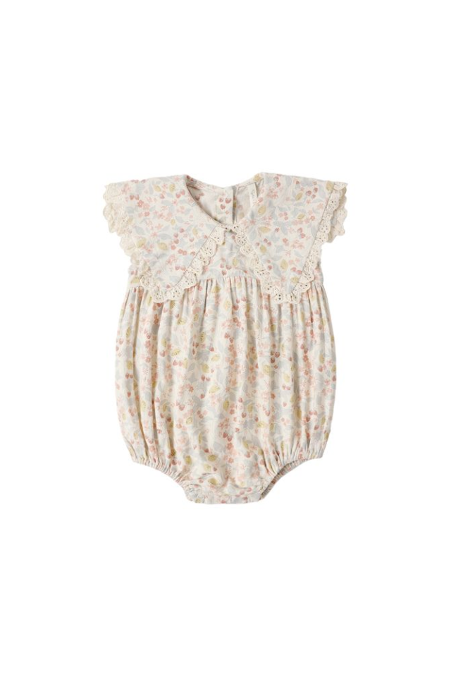 Rylee + Cru Porter Romper - Summer Garden