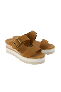TOMS Diana Mule Buckle - Medium Brown
