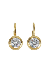 HART Bezel Drop Earrings