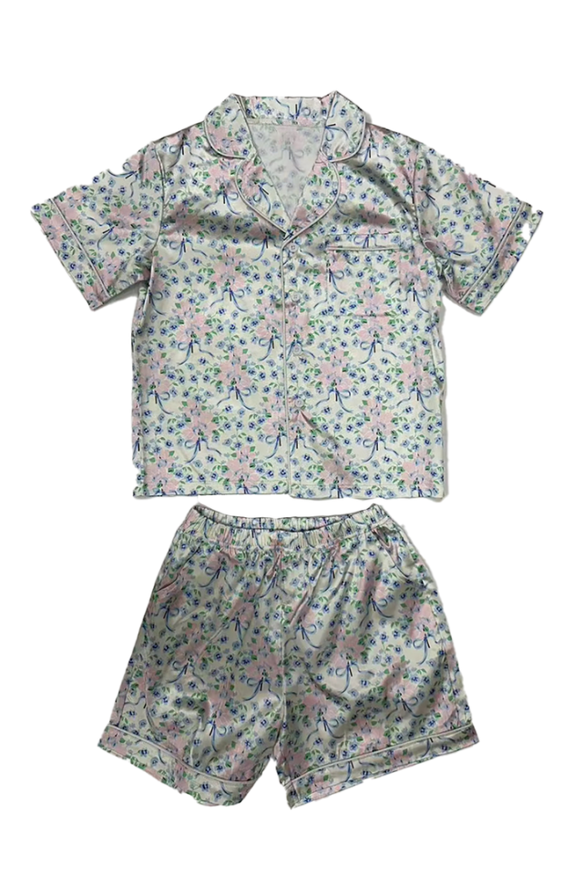 Tweenstyle Loungewear Set - Elegant Floral Print