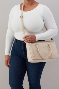 Hobo Expedition Satchel - Frosted Pearl