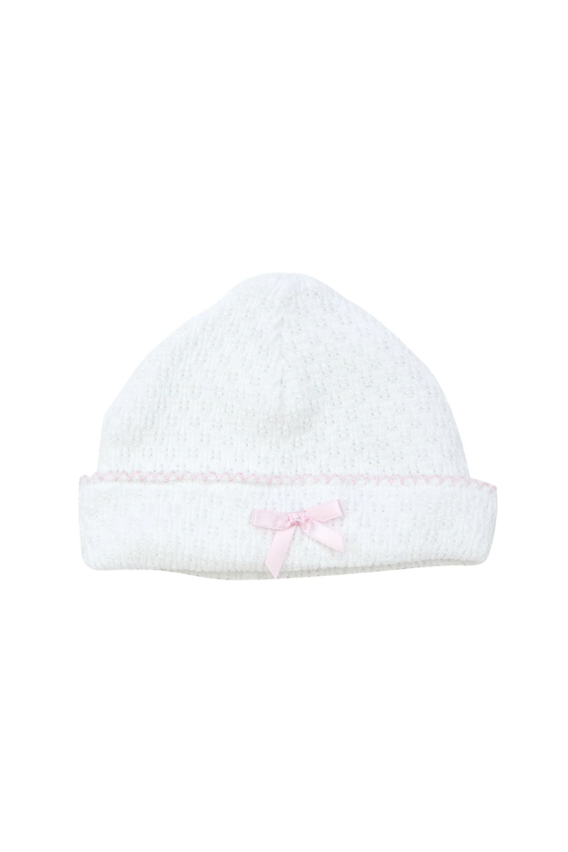 Paty Saylor White Beanie