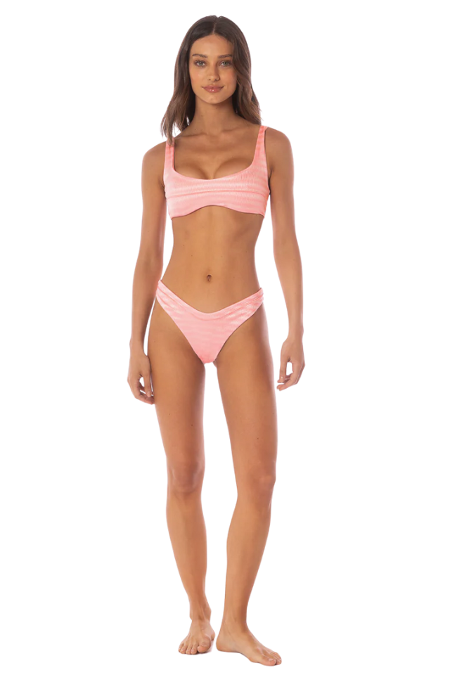 Maaji Strawberry Pink Lilium Top - Bright Pink