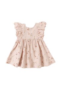 Quincy Mae Alina Dress - Cherries