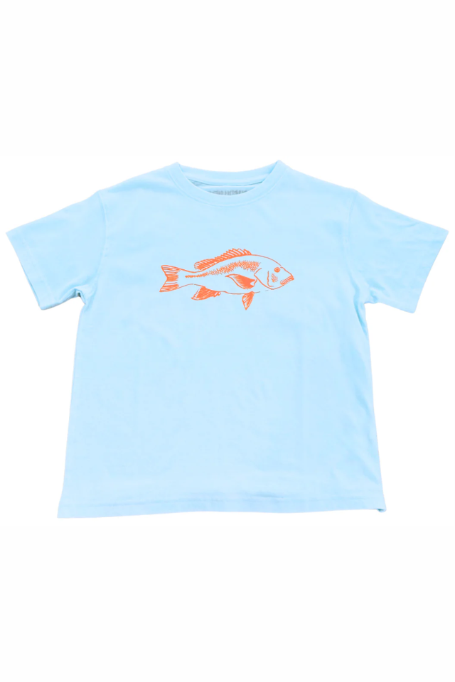 Mustard & Ketchup SS T-Shirt Snapper - Light Blue