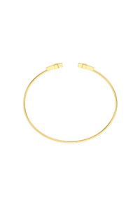 ES Gold Cross Flexi Medium Cuff Bracelet