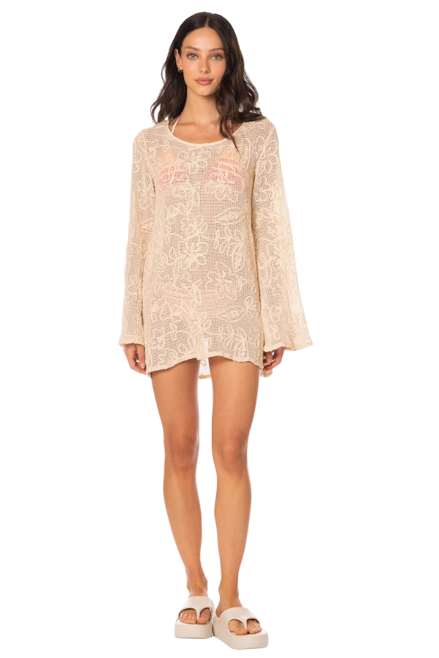 Maaji Delicate Heart Flavia Dress - Light Beige