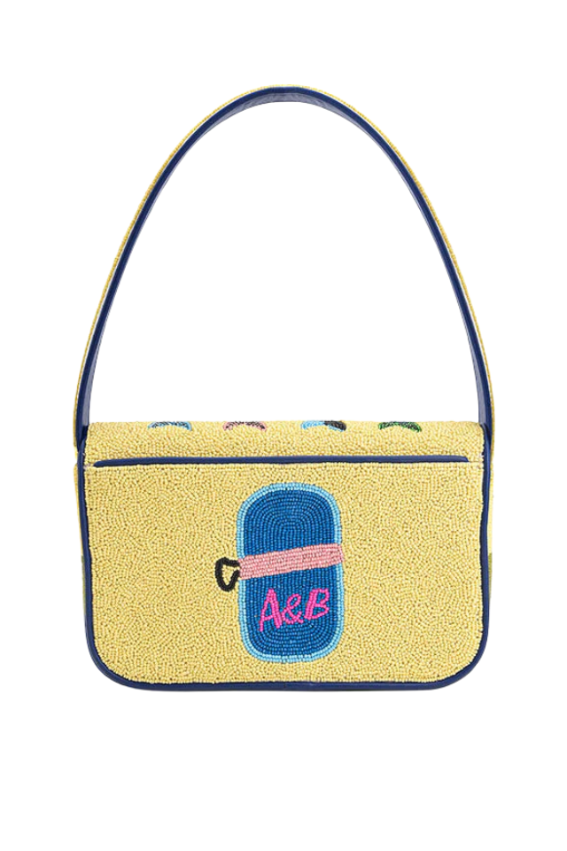 A&B Beaded Shoulder Bag - Fish Tales