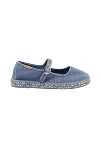 Free People Oasis Mary Jane Espadrille - Washed Nautical Blue