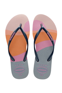 Havaianas Kids Slim Palette Glow Sandal - Peony Rose