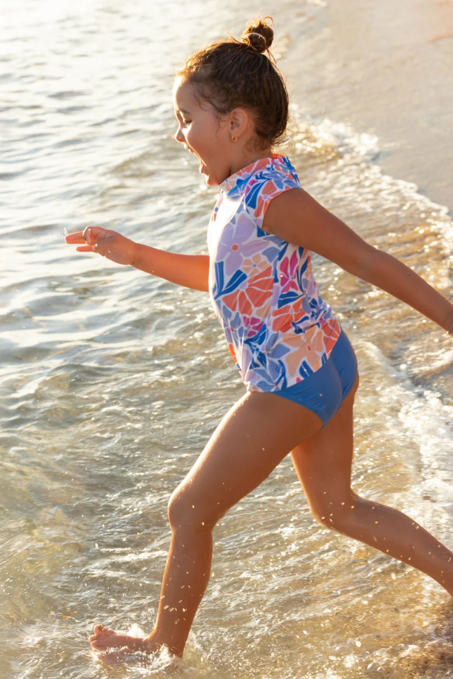 Nani Girls Swim Tee Set - South Beach