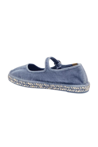 Free People Oasis Mary Jane Espadrille - Washed Nautical Blue