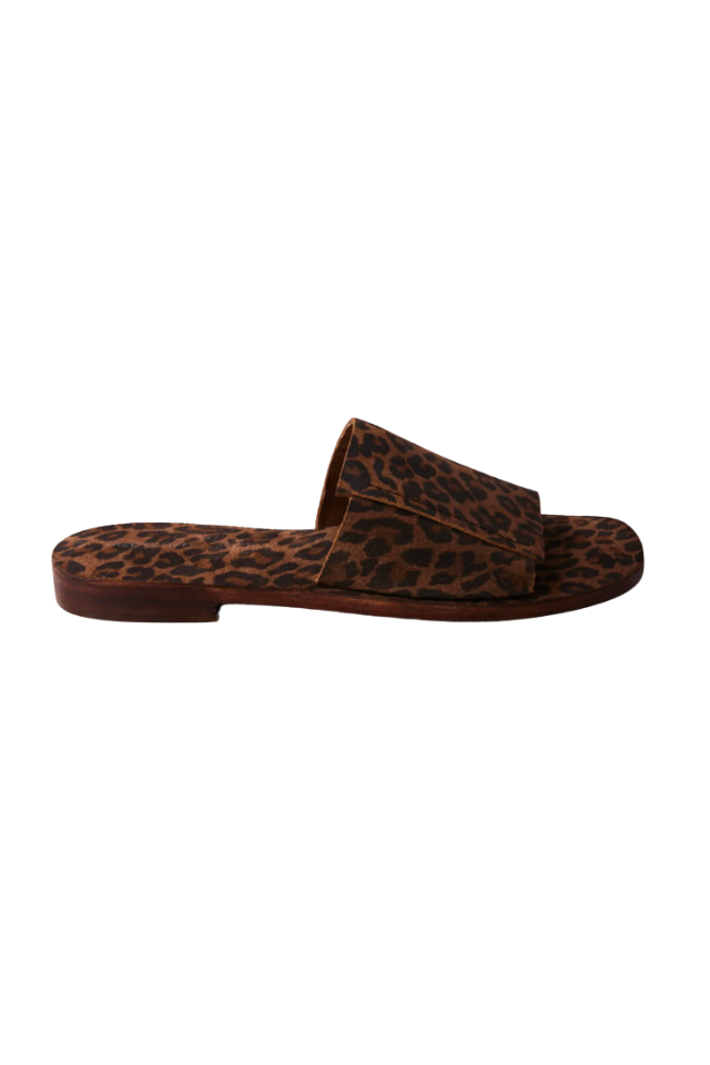 Free People Verona Side Sandal - Chestnut Leopard